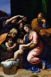 Svatá rodina (známá jako Grande Famille of Francois I), 1518